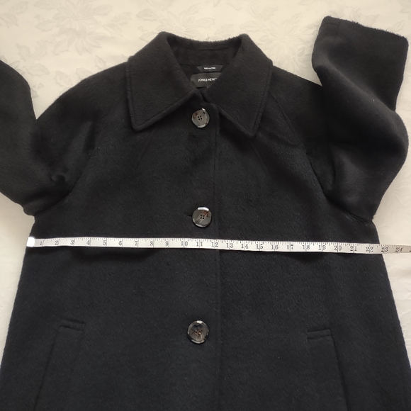 Alpaca wool black coat - Picture 7 of 10
